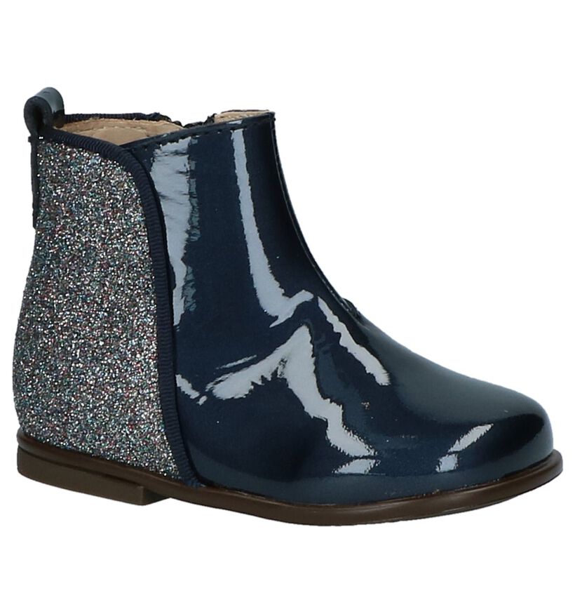 Beberlis Bottes basses en Bleu foncé en simili cuir (230251)