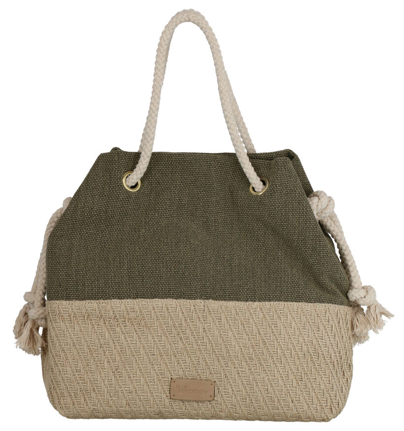 Woomen Lys Vegan Gele Shopper in stof (274834)