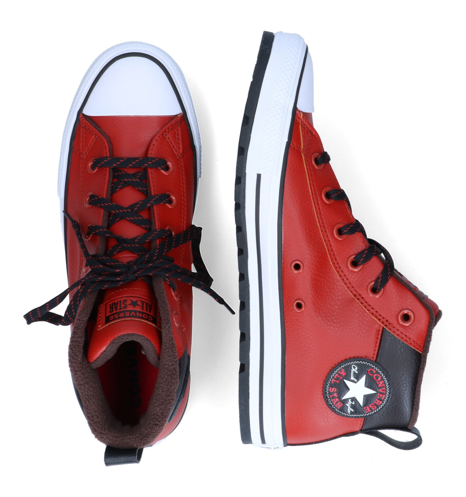 Converses hautes best sale oranges