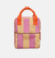 Sticky Lemon Stripes Small Backpack Sac &agrave; dos en Rose/Jaune pour filles (382028)
