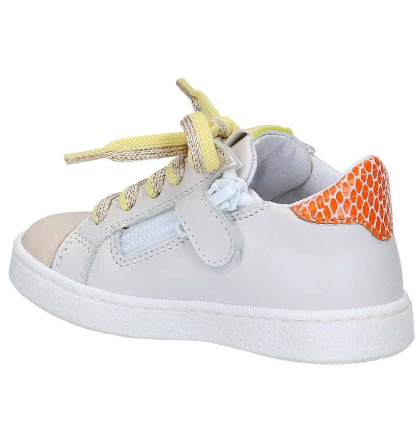 FR by Romagnoli Witte Veterschoenen in leer (285441)