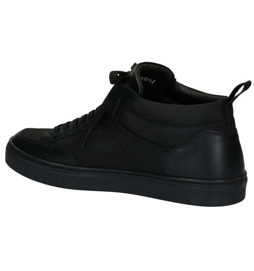 Antony Morato Zwarte Hoge Schoenen in leer (282683)