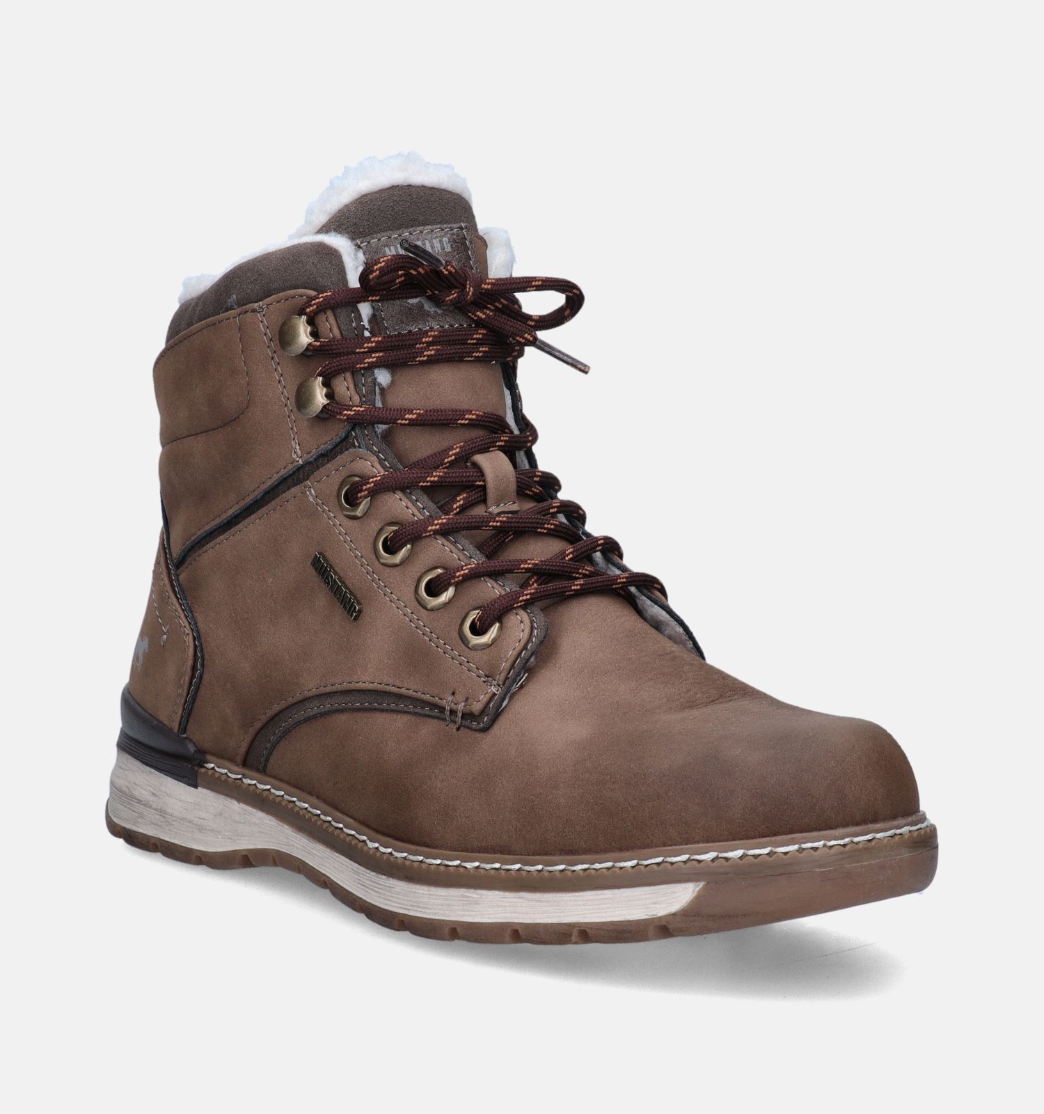 Mustang Bruine Veterboots | Heren Boots | Online op TORFS.BE