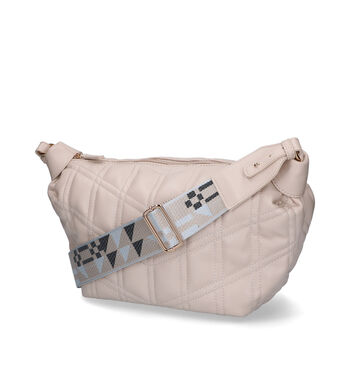 Sac porté croisé beige