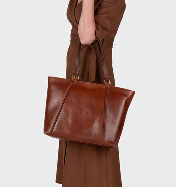 Burkely Cabas Noir/Cognac