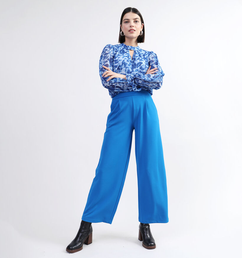 JDY Geggo One Pantalon large en Bleu pour femmes (337237)