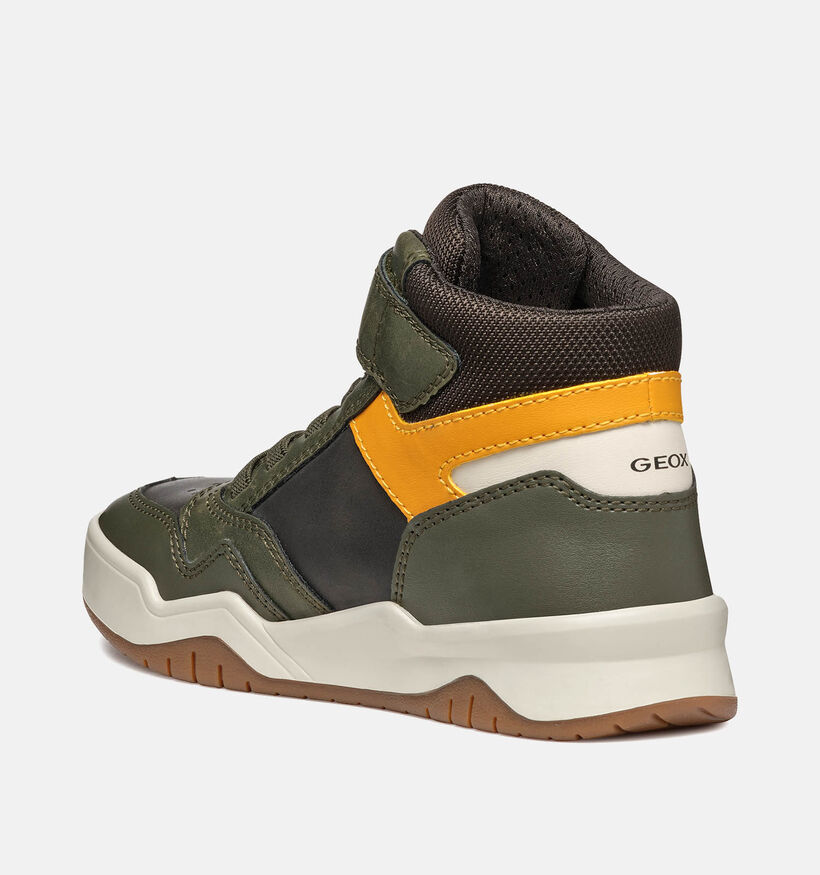 Geox Perth Kaki Hoge schoenen voor jongens (344561) - geschikt voor steunzolen