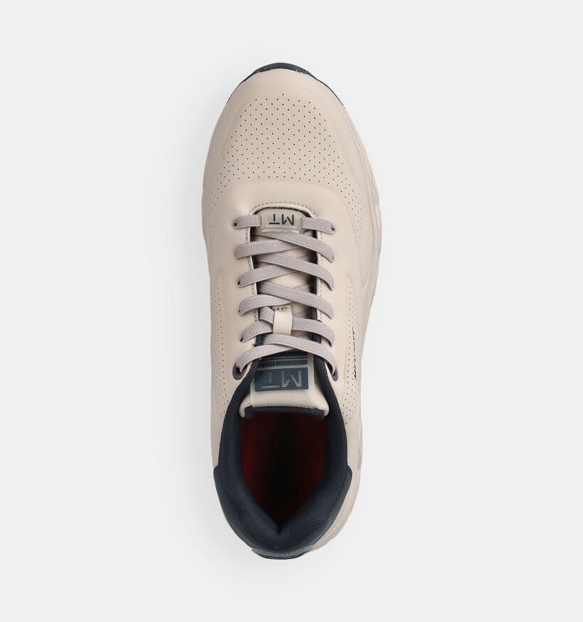 Marco Tozzi Lichtbeige Sneakers voor heren (368790) - geschikt voor steunzolen