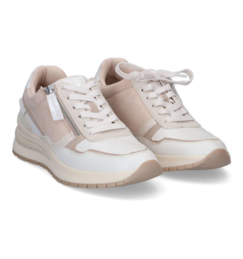 Tamaris Baskets casual en Beige pour femmes (306326) - pour semelles orthopédiques