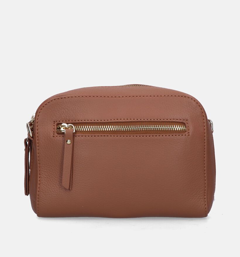 Crinkles Cognac Crossbodytas voor dames (365726)