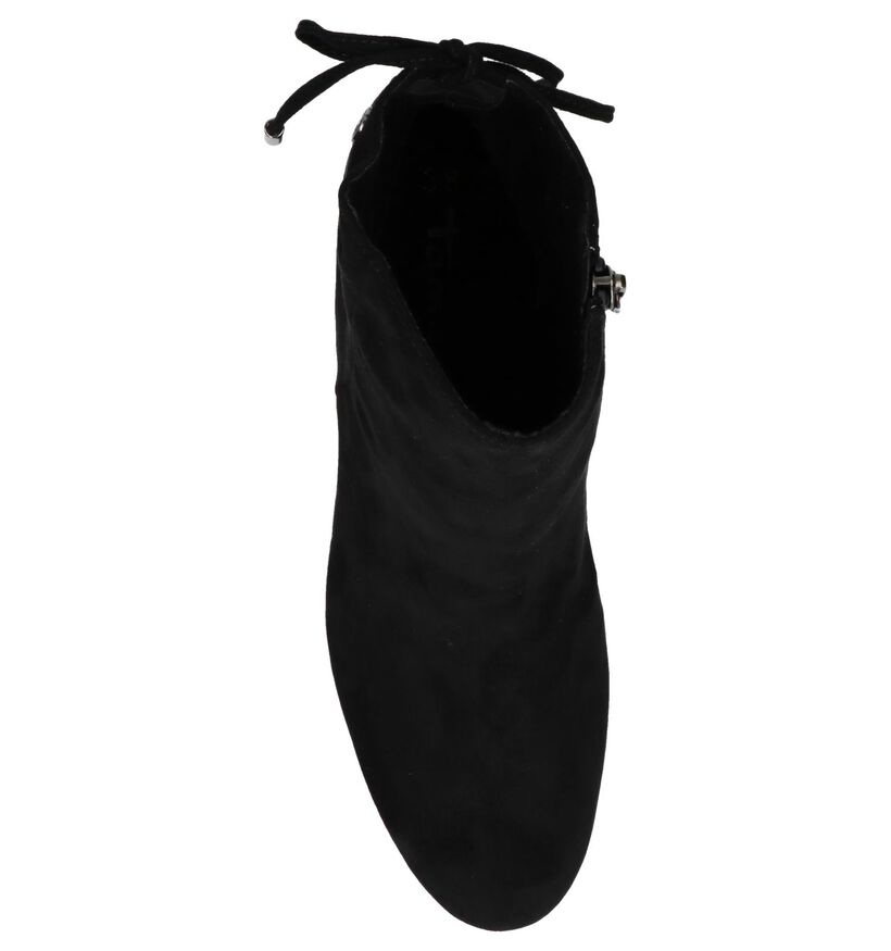 Tamaris Bottillons à talons en Bordeaux en textile (226723)
