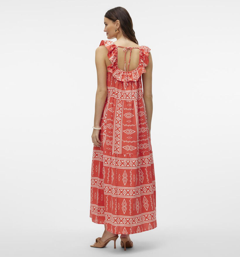 Vero Moda Dicthe Robe maxi en Rouge pour femmes (337297)