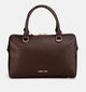 Laurent David Donkerbruine Handtas voor dames (365101)