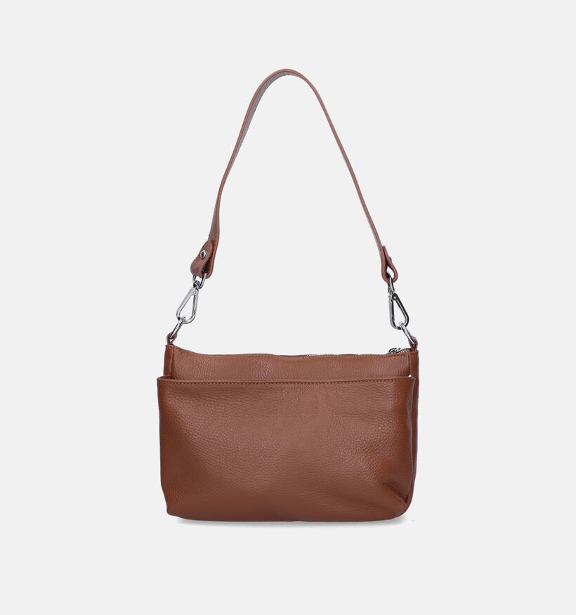 Time Mode Uni Sac porté croisé en Taupe pour femmes (344360)