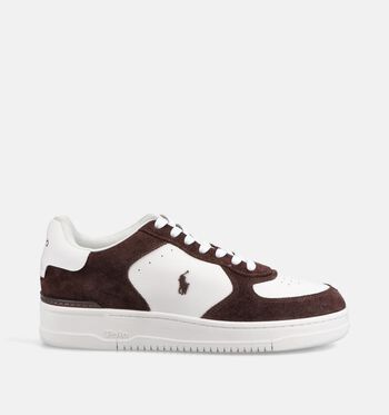 Polo Ralph Lauren Low Sneakers Wit/Beige/Bruin