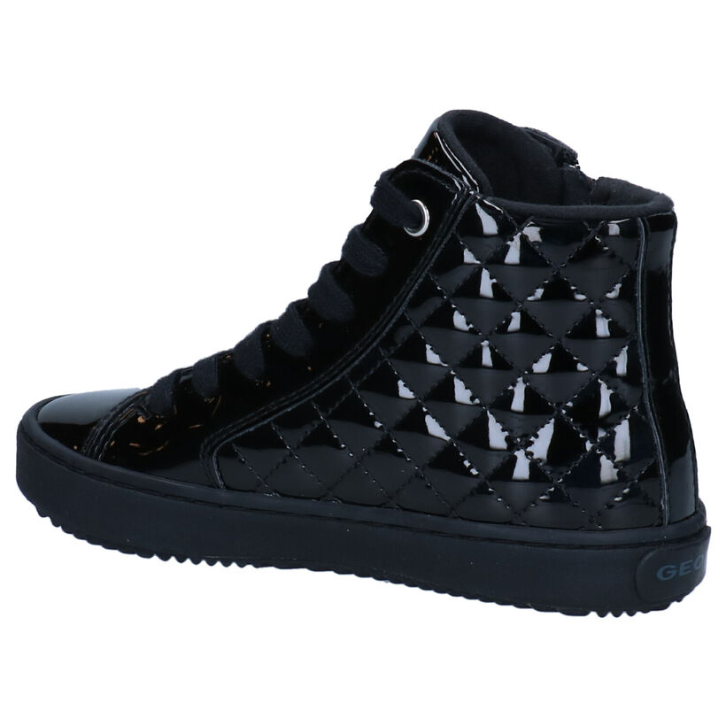 Geox Kalispera Baskets hautes en Noir en simili cuir (295129)