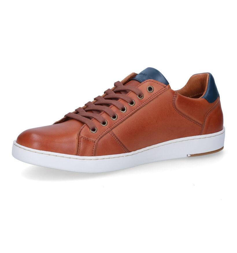 River Woods Bram  Chaussures à Lacets en Cognac pour hommes (307296)