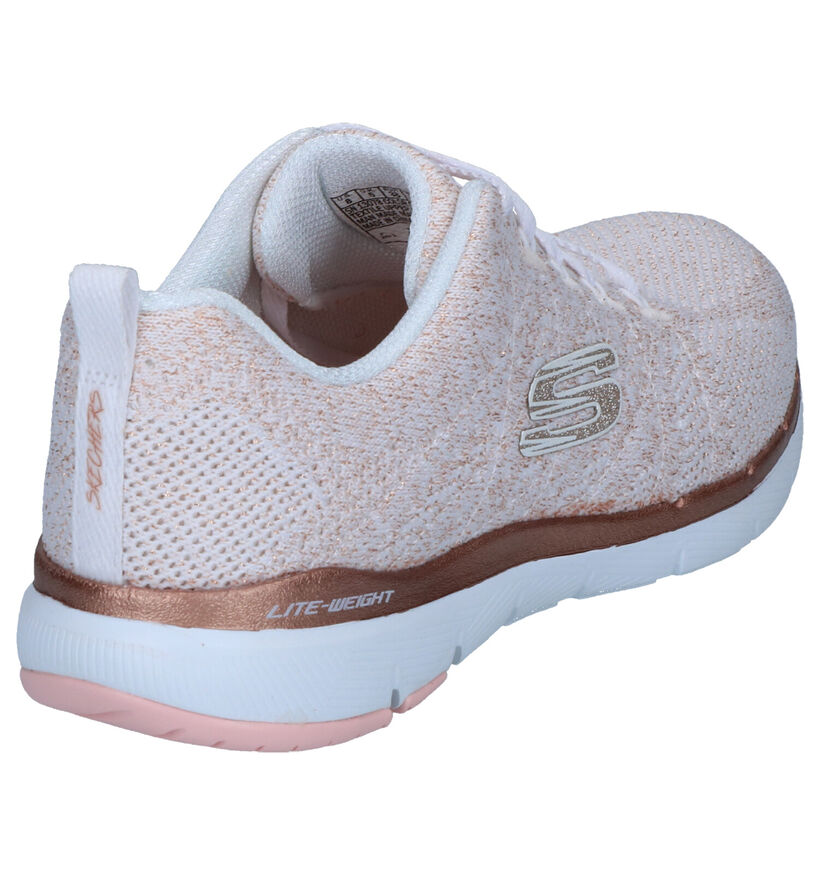 Skechers Flex Appeal Roze Sneakers in stof (286760)
