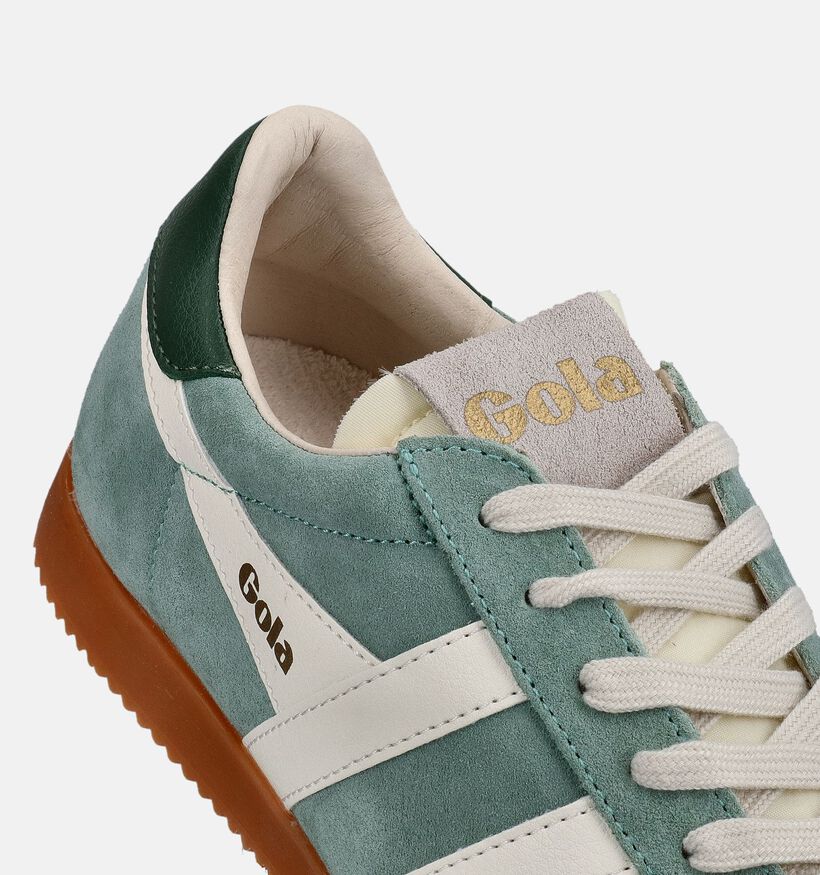 Gola Groene Veterschoenen voor dames (368315) - geschikt voor steunzolen