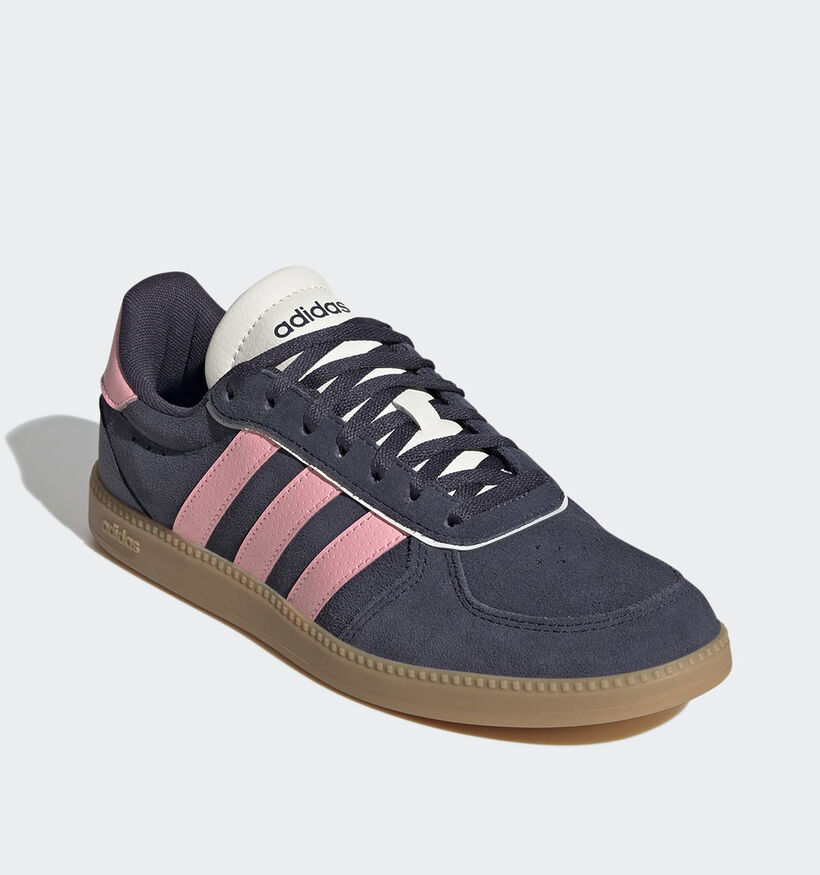adidas Breaknet Sleek Blauwe/Roze Sneakers voor dames (365329) - geschikt voor steunzolen