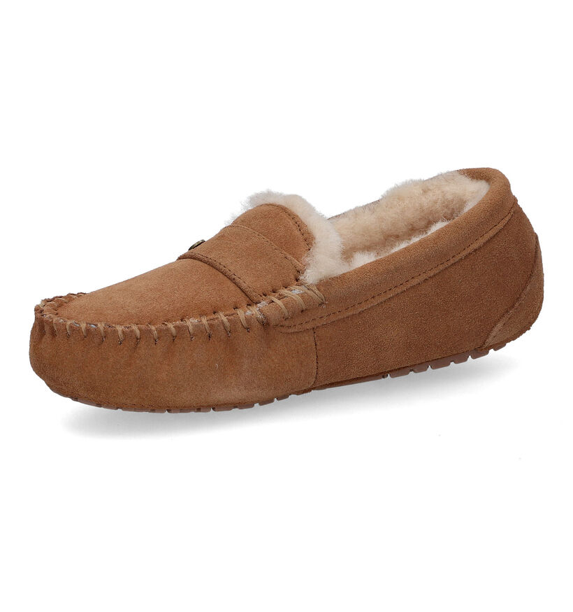 Warmbat Nowra Pantoufles en Cognac pour femmes (315167)