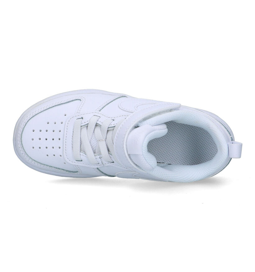 Nike Court Borough Baskets en Blanc pour filles, garçons (333172)