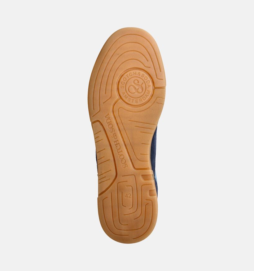 Scotch & Soda Slim Blauwe Sneakers voor heren (359415) - geschikt voor steunzolen