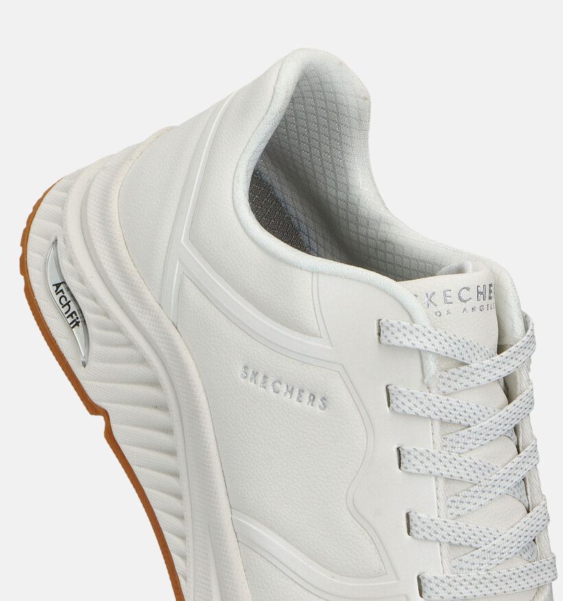 Skechers ARCH FIT S-MILES MILE MAKER Witte Sneakers voor dames (359710) - geschikt voor steunzolen