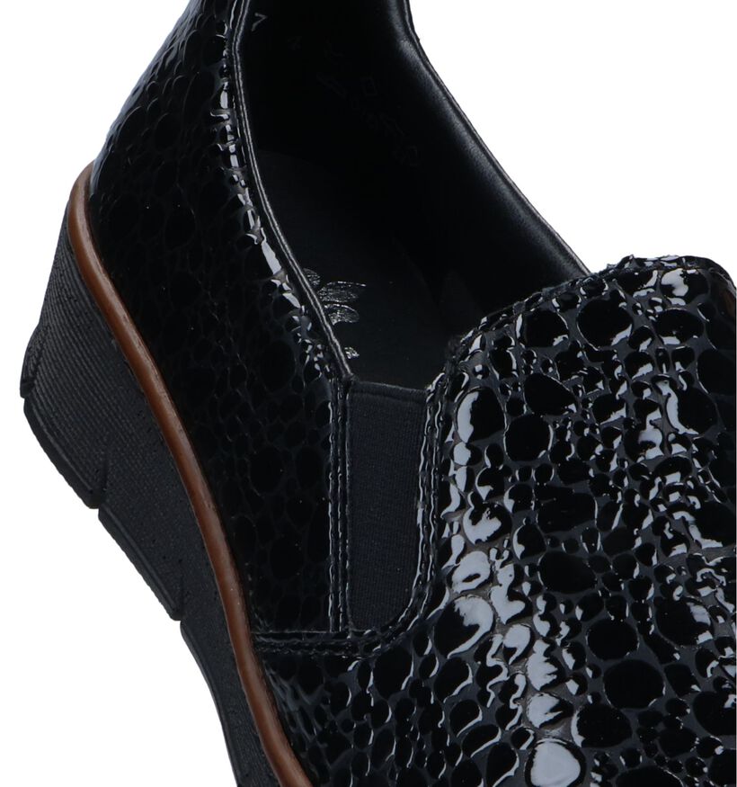 Rieker Chaussures à enfiler en Noir pour femmes (328438) - pour semelles orthopédiques