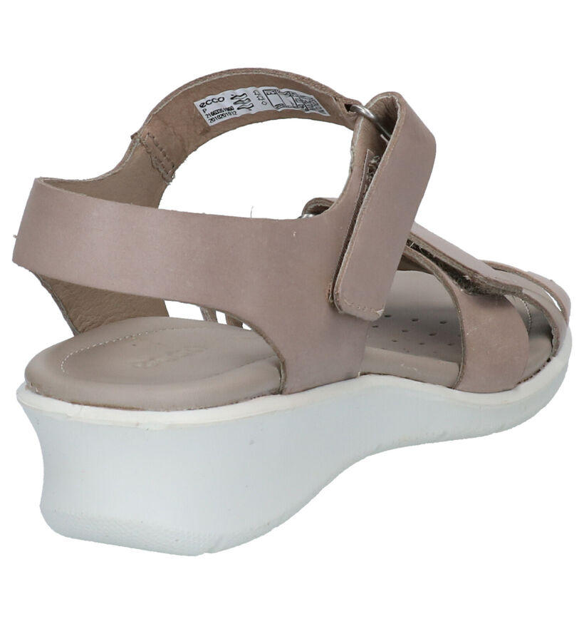 Ecco Felicia Grijze Sandalen in leer (269690)