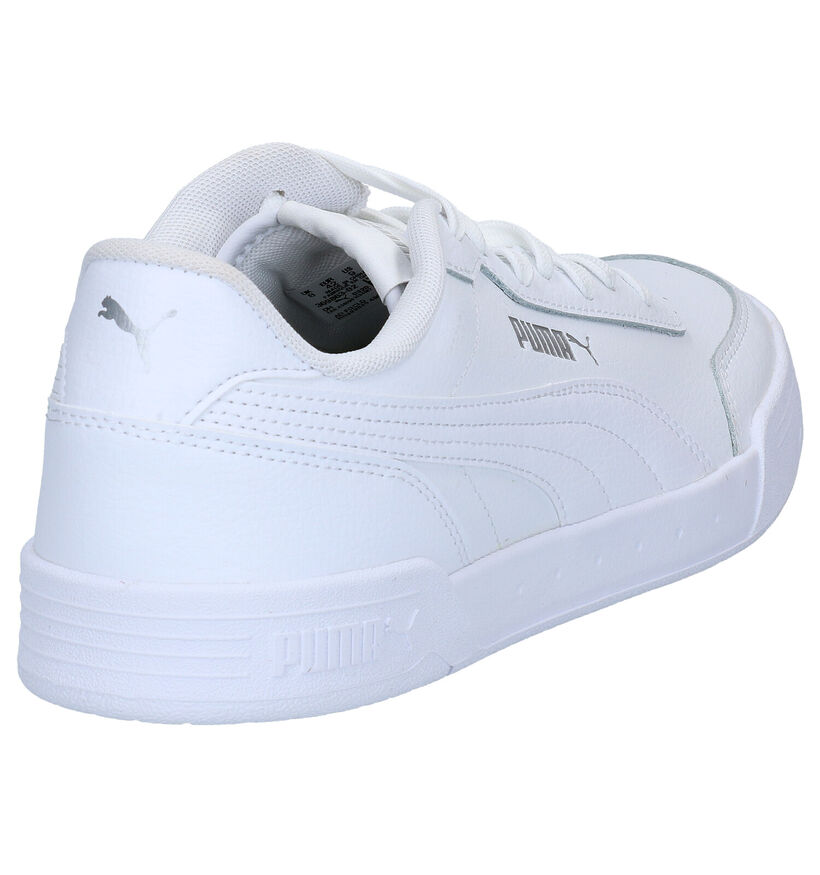 Puma Caracal Witte Sneakers in kunstleer (276735)