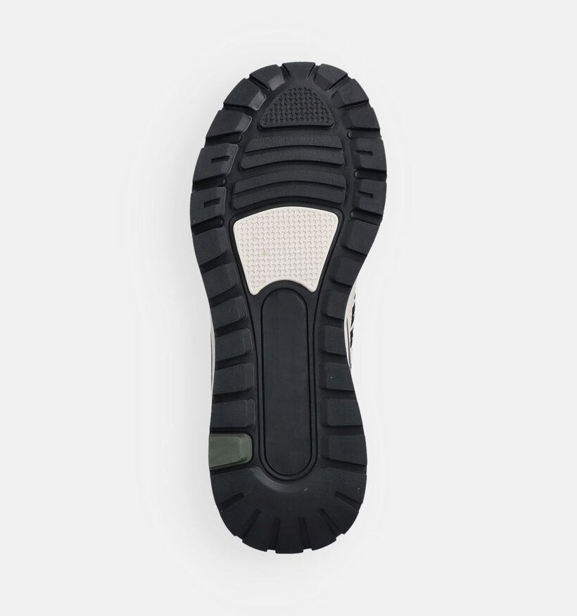 Lyle & Scott Lennox Baskets basses en Ecru/Gris pour hommes (369043) - pour semelles orthop&eacute;diques