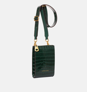 Laurent David Crossbody tassen Zwart/Groen