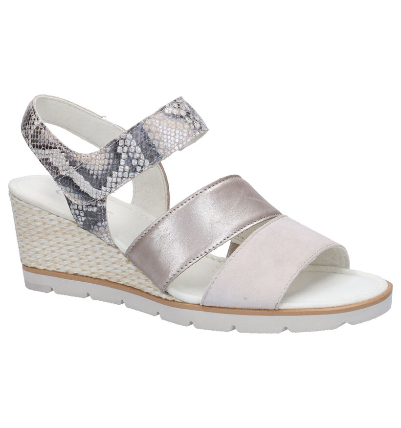 Gabor Beige Sandalen in leer (271756)