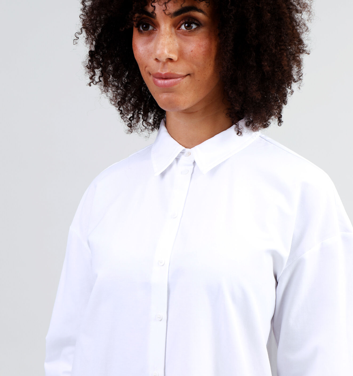 Vila Drisa Wit Oversized hemd Dames Blouses Online op TORFS.BE