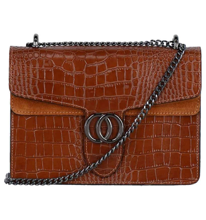 Charm Sac porté croisé en Cognac en simili cuir (275636)