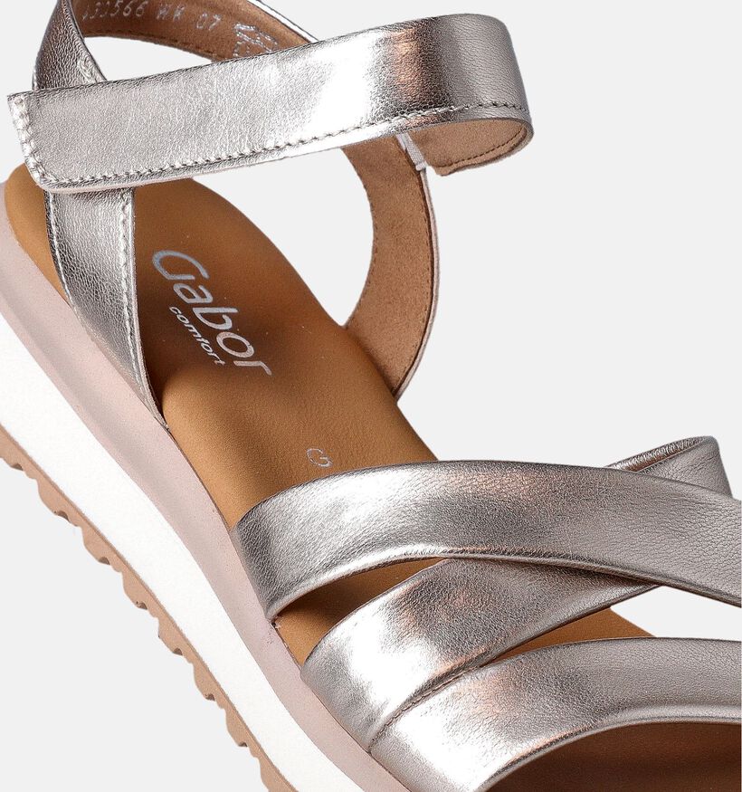Gabor Gouden Sandalen met Sleehak voor dames (355074)