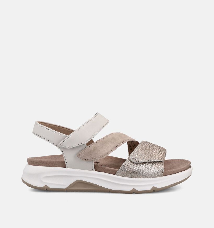 Gabor Beige Sandalen voor Steunzolen voor dames (371188) - geschikt voor steunzolen