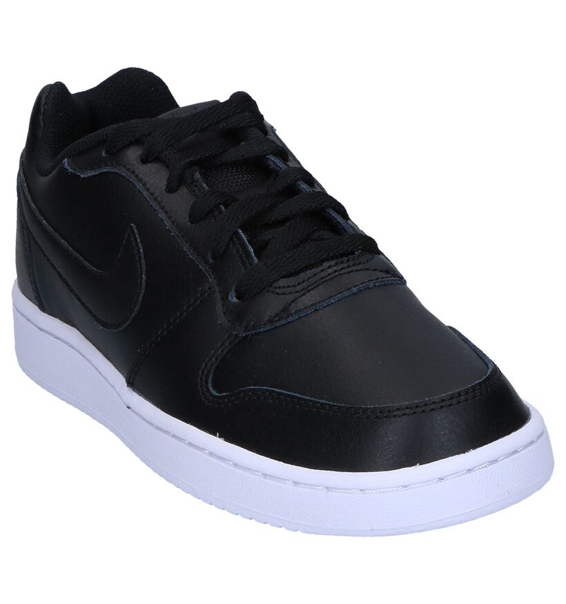 Zwarte Sneakers Nike Ebernon Low in kunstleer (250264)
