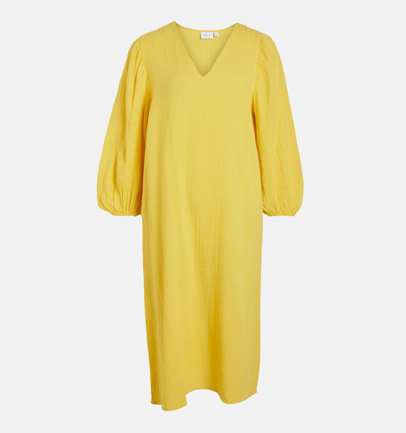 Vila Lania Gele Maxi Jurk voor dames (328939)