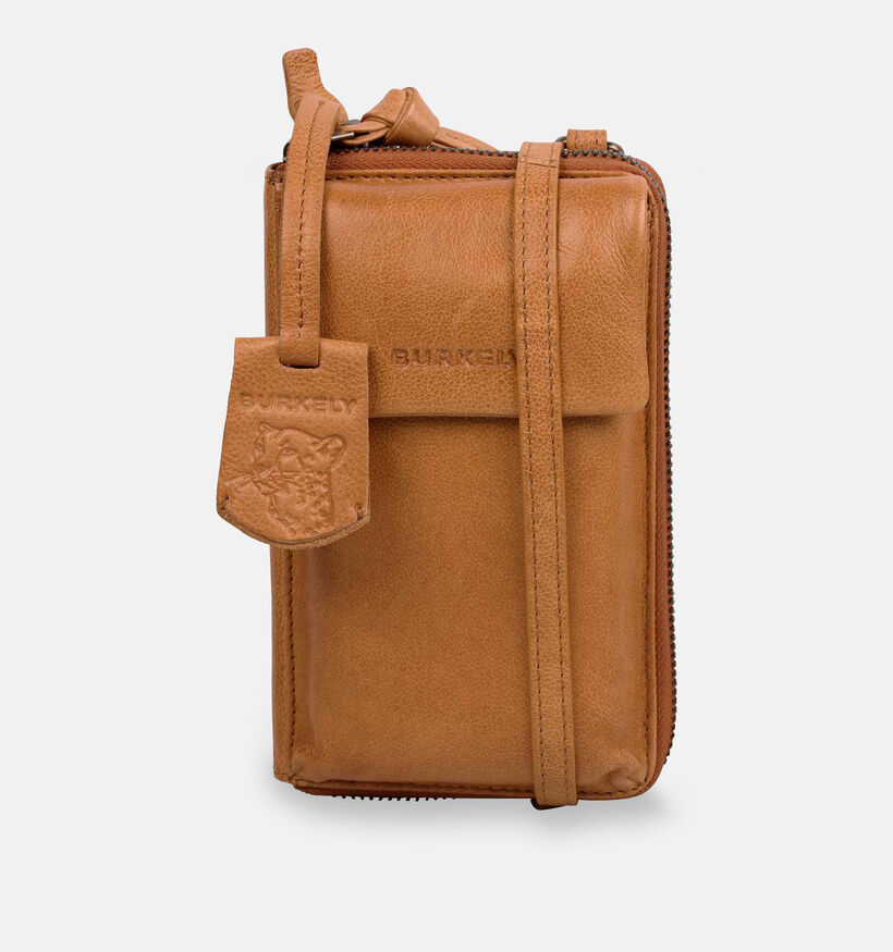 Burkely Just Jolie Sac de téléphone en Cognac pour femmes (333259)