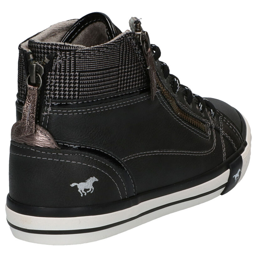 Mustang Grijze Hoge Sneakers voor dames (294326)