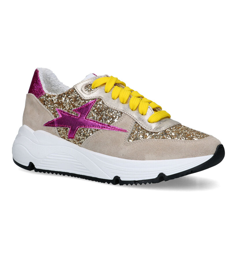 Sweet Lemon Blandina Gouden Sneakers voor dames (327000)