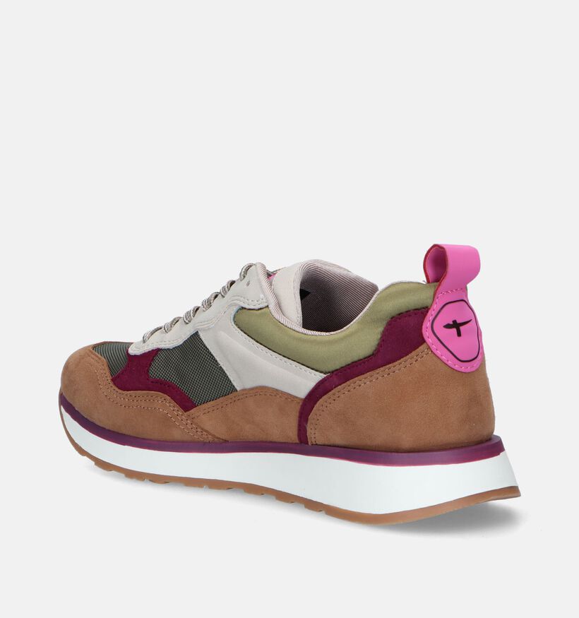 Tamaris Baskets casual en Vert pour femmes (344626) - pour semelles orthopédiques