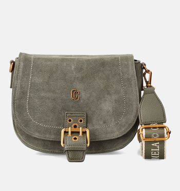 Carmela Crossbody tassen Cognac/Bruin/Groen