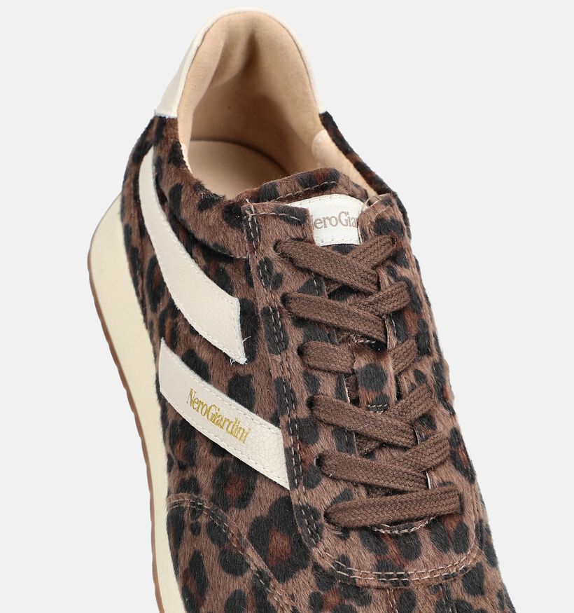 NeroGiardini Baskets en Marron pour femmes (377859) - pour semelles orthop&eacute;diques