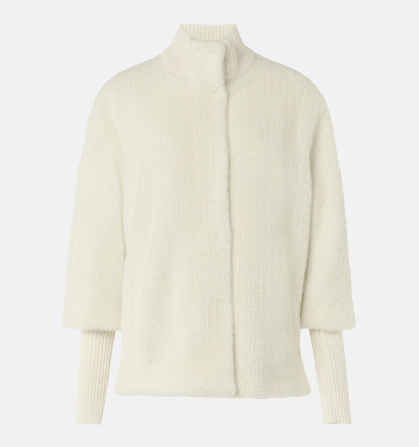 comma Witte Korte mantel voor dames (345687)