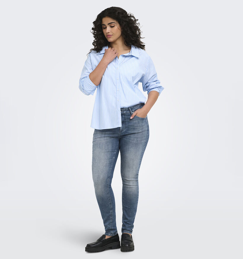 ONLY Carmakoma Oregon Blauwe Hemd voor dames (378392)