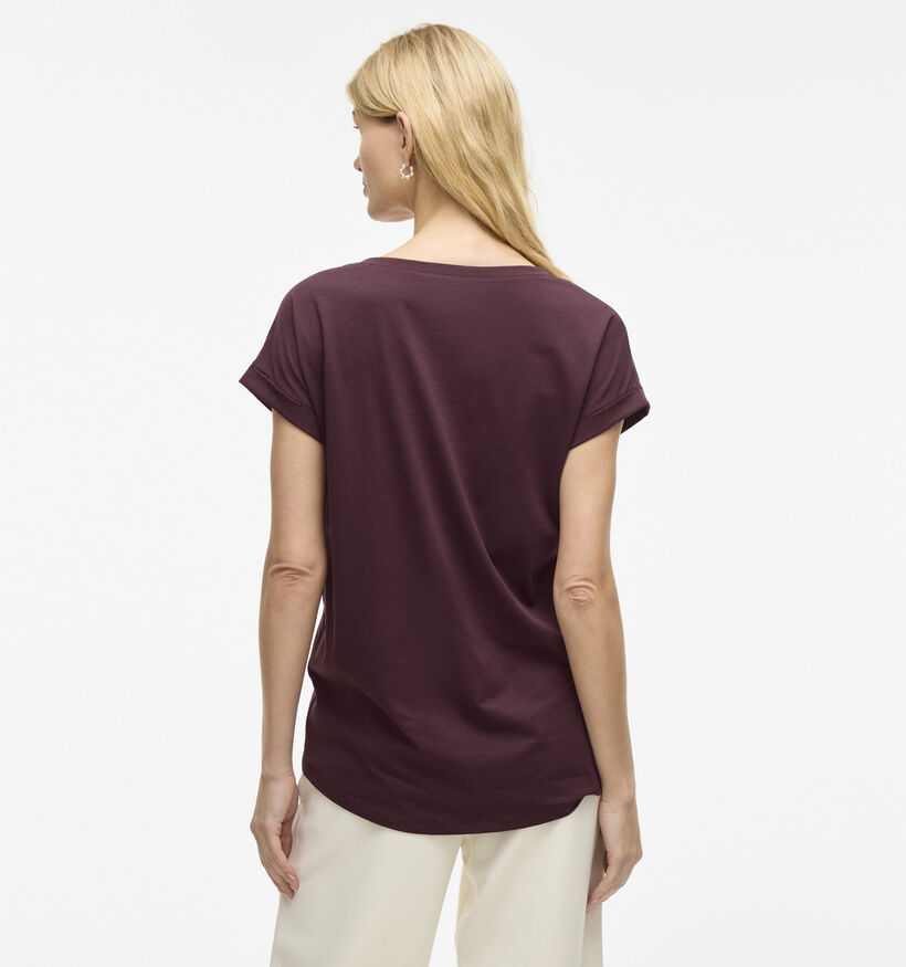 Vila Vidreamers Bordeaux T-shirt voor dames (361345)