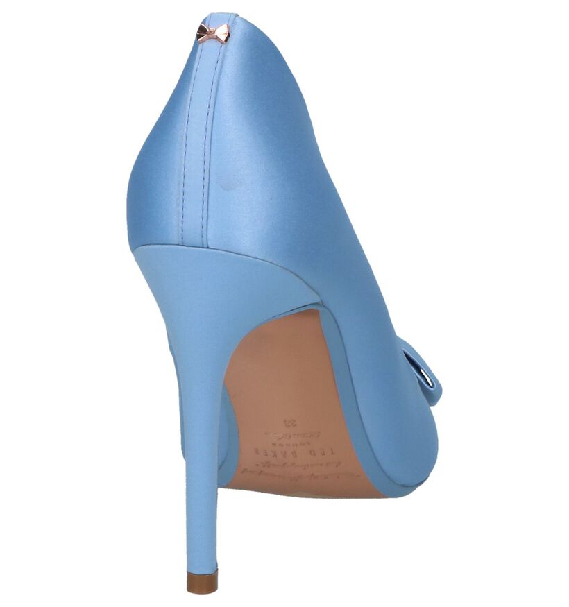 Ted Baker Escarpins classique en Bleu clair en textile (237687)